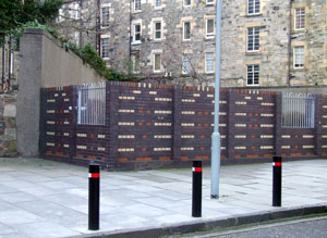 View of the Persevere Garden as seen from outside Persevere Court