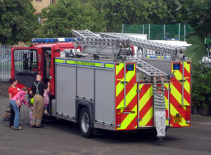 A fire engine