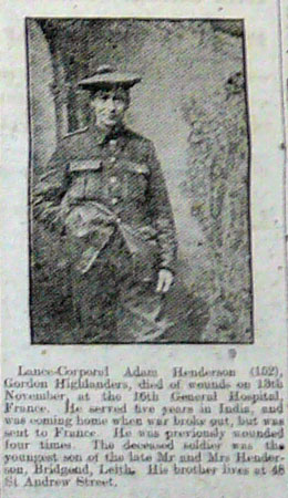 War portait of man in uniform with a  wry expression, his hand in his pocket and a  Tammie